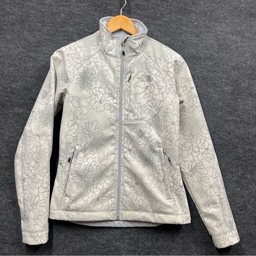 The North Face Womens Apex Bionic II Jacket-Shell White Floral Print Size XS